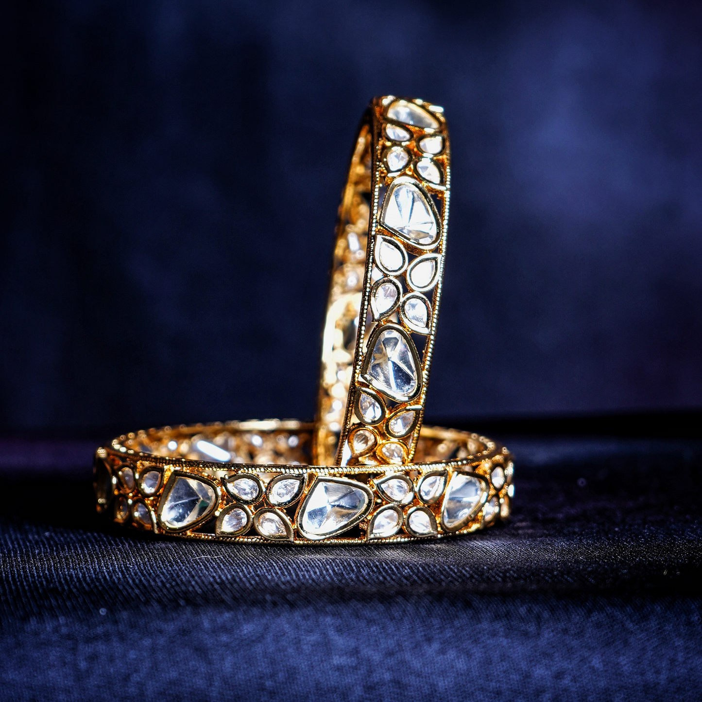 Royal Polki Bangles - Chaandi Rivaaz