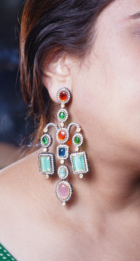 Krishma's Sabyasachi Inspired Danglers - Chaandi Rivaaz
