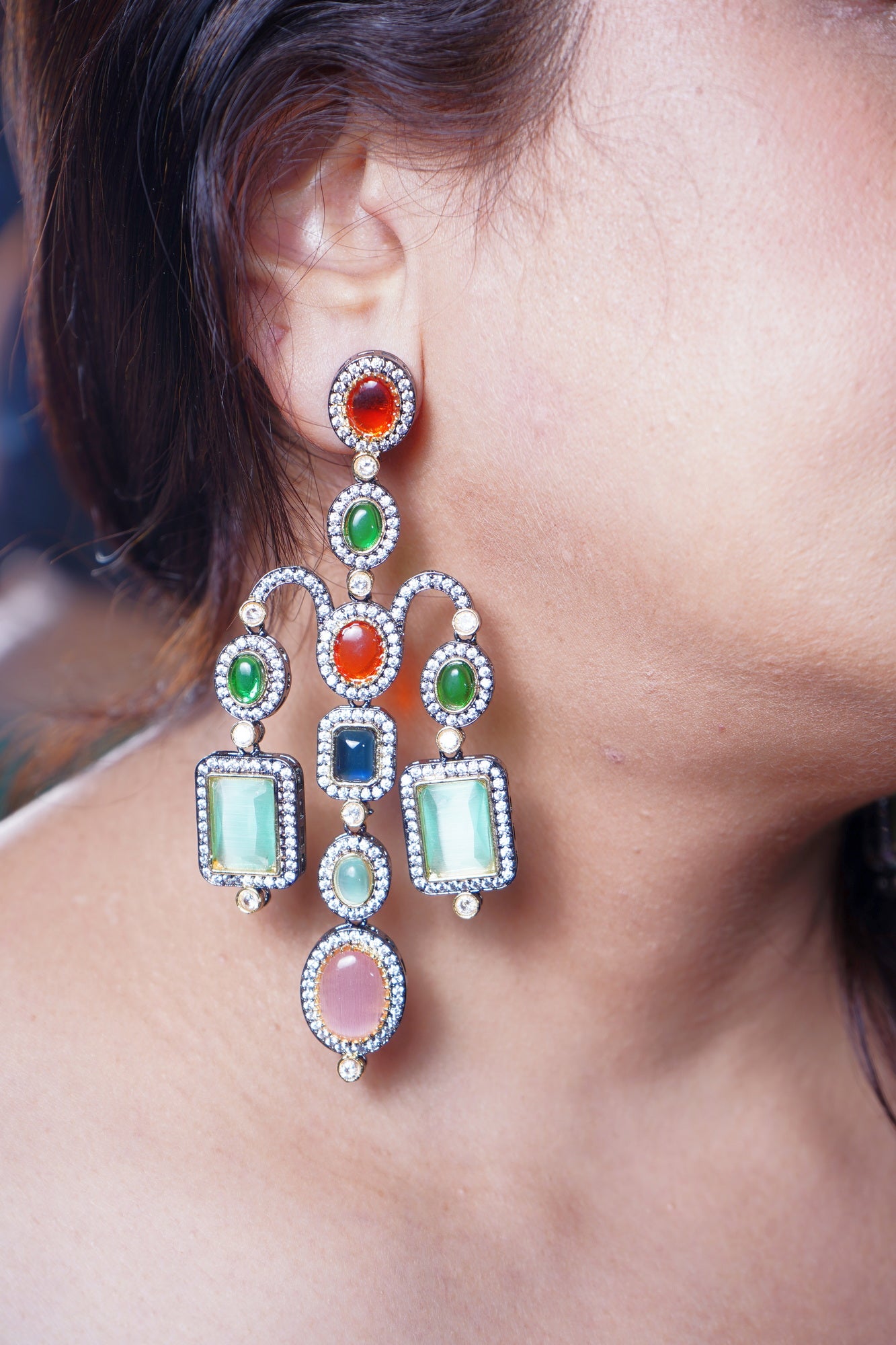 Krishma's Sabyasachi Inspired Danglers - Chaandi Rivaaz
