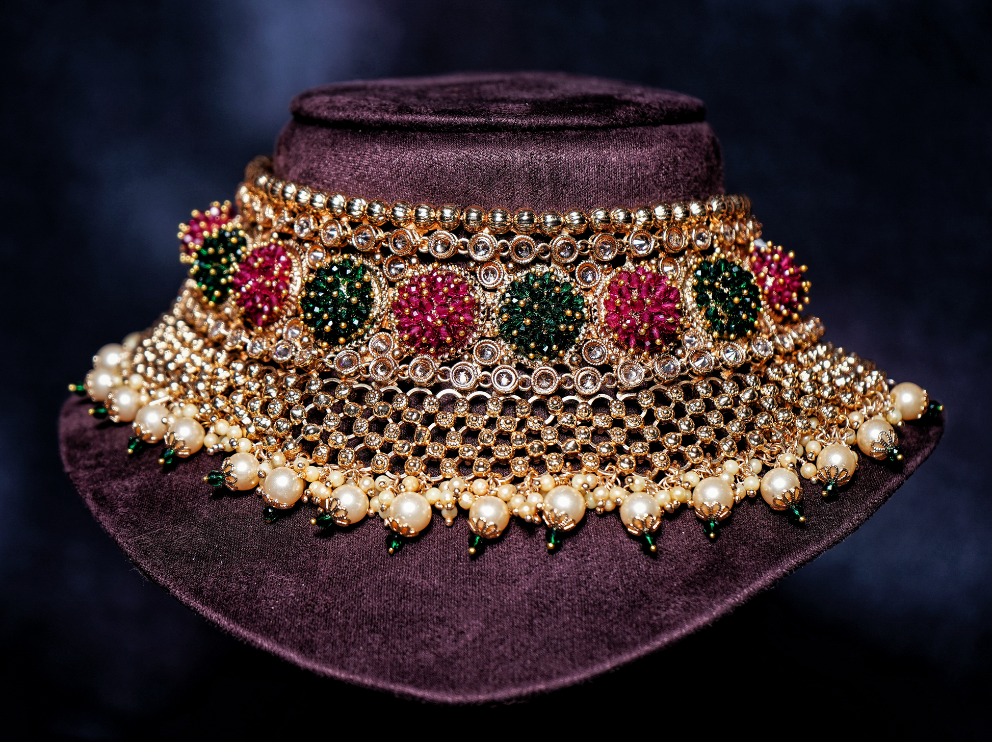 Beautiful Antique Designer Bridal Set - Chaandi Rivaaz