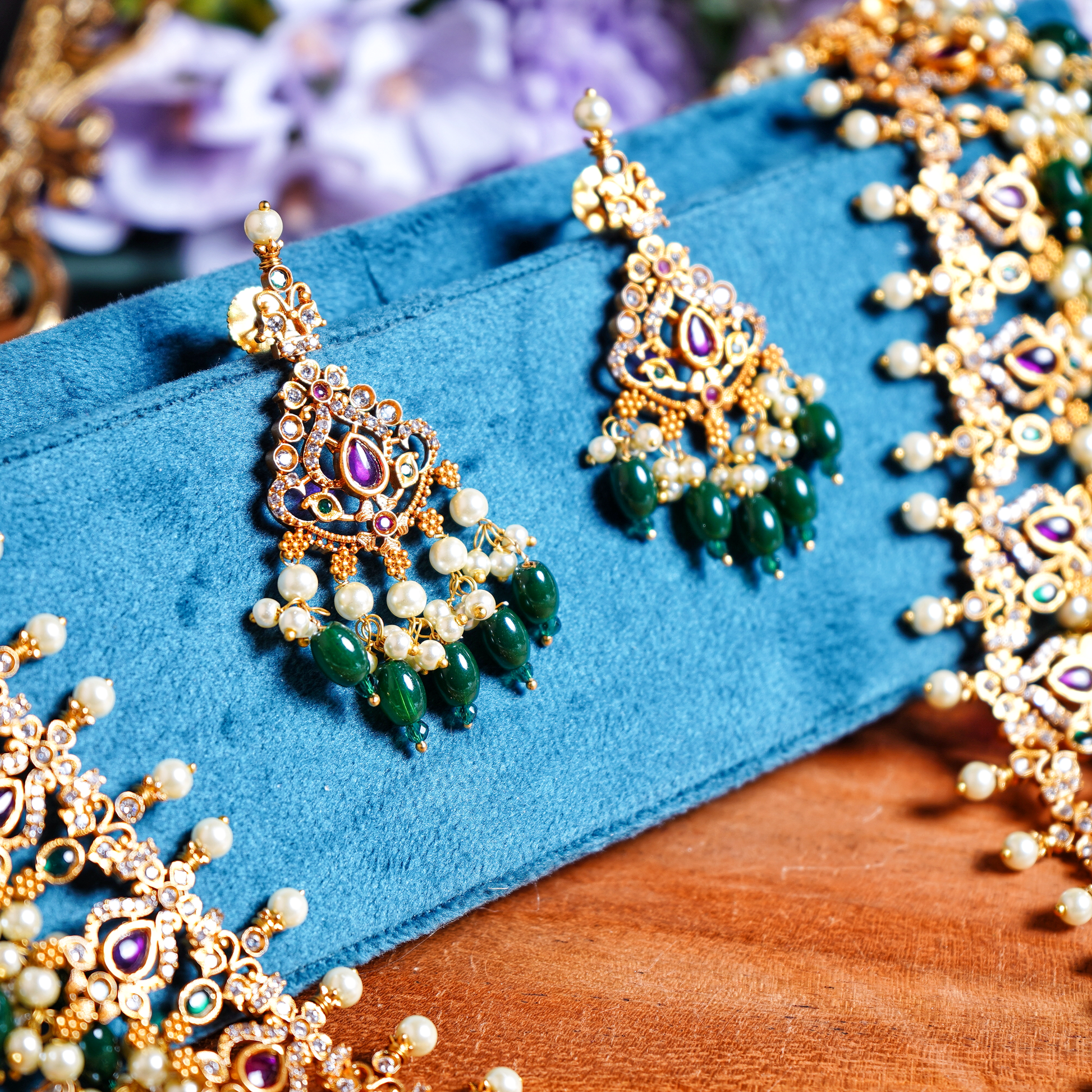 Beautiful Jadau Haar set - Chaandi Rivaaz