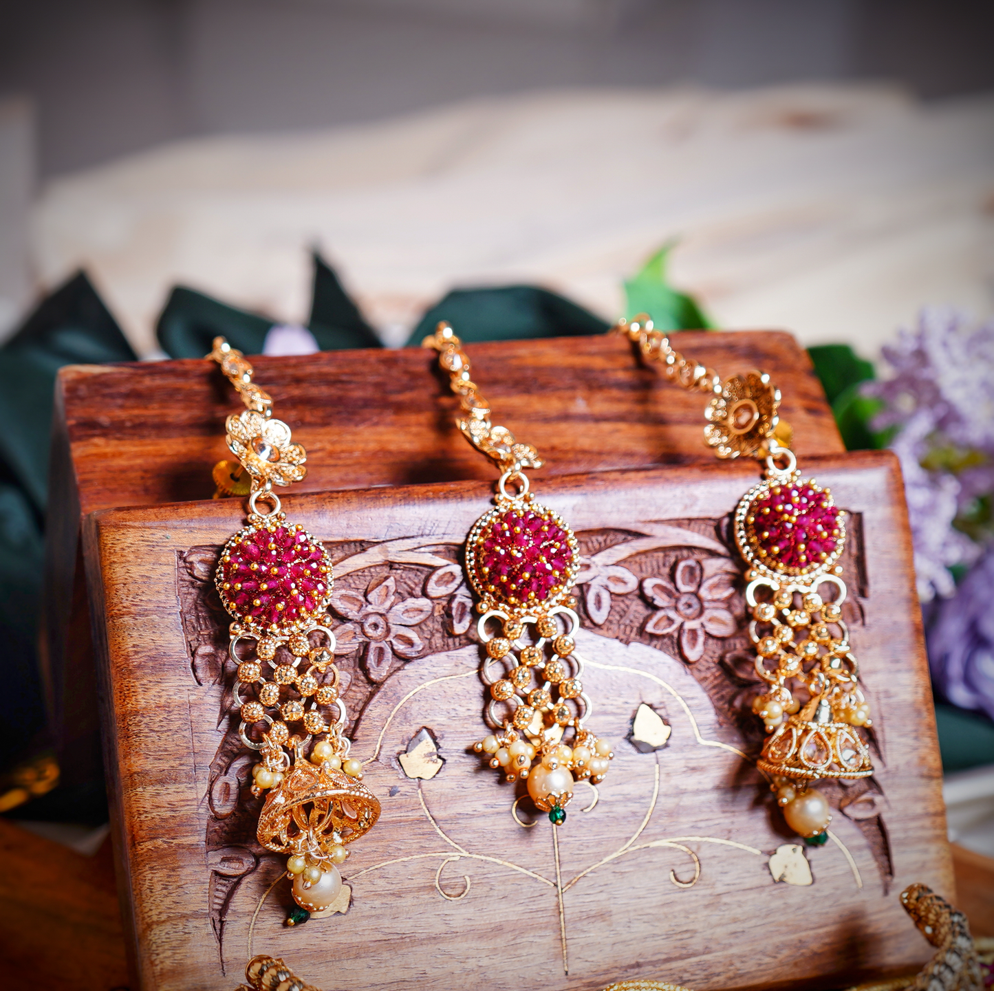 Beautiful Antique Designer Bridal Set - Chaandi Rivaaz