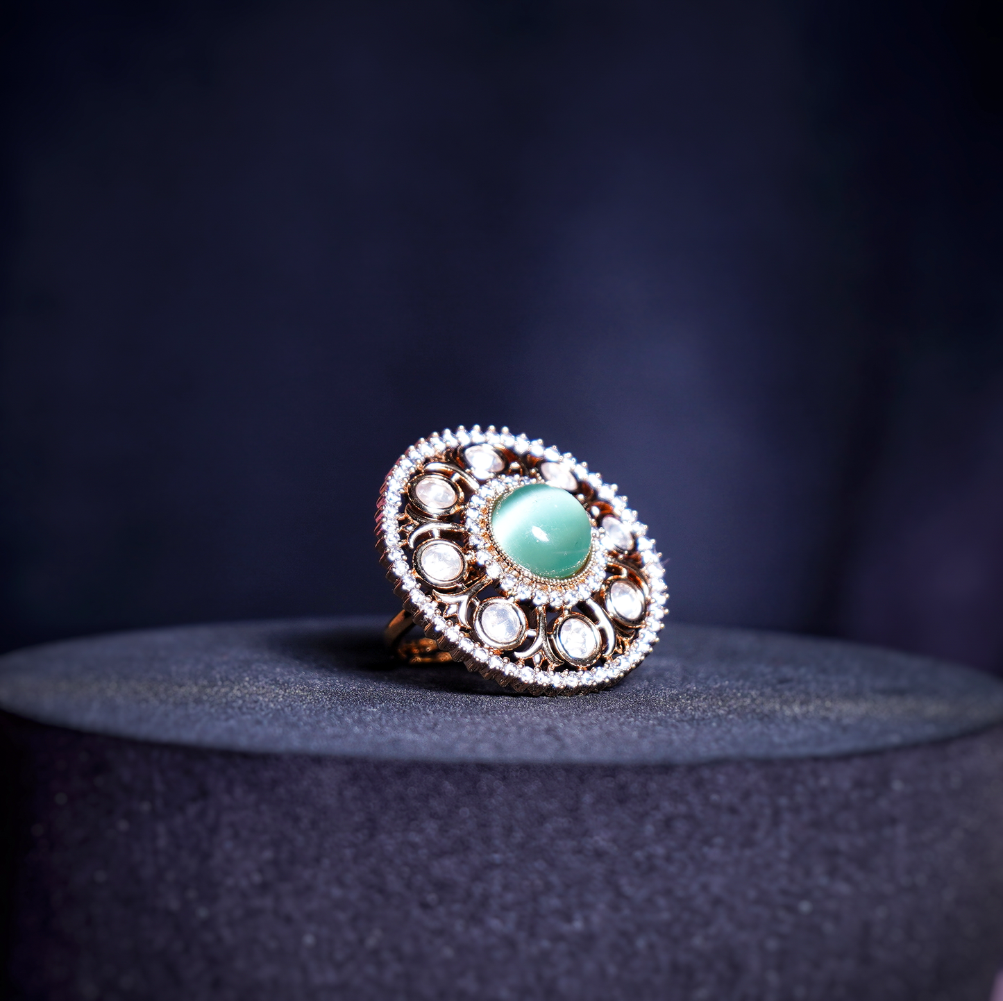 Rosie's Designer Cocktail Rings - Chaandi Rivaaz