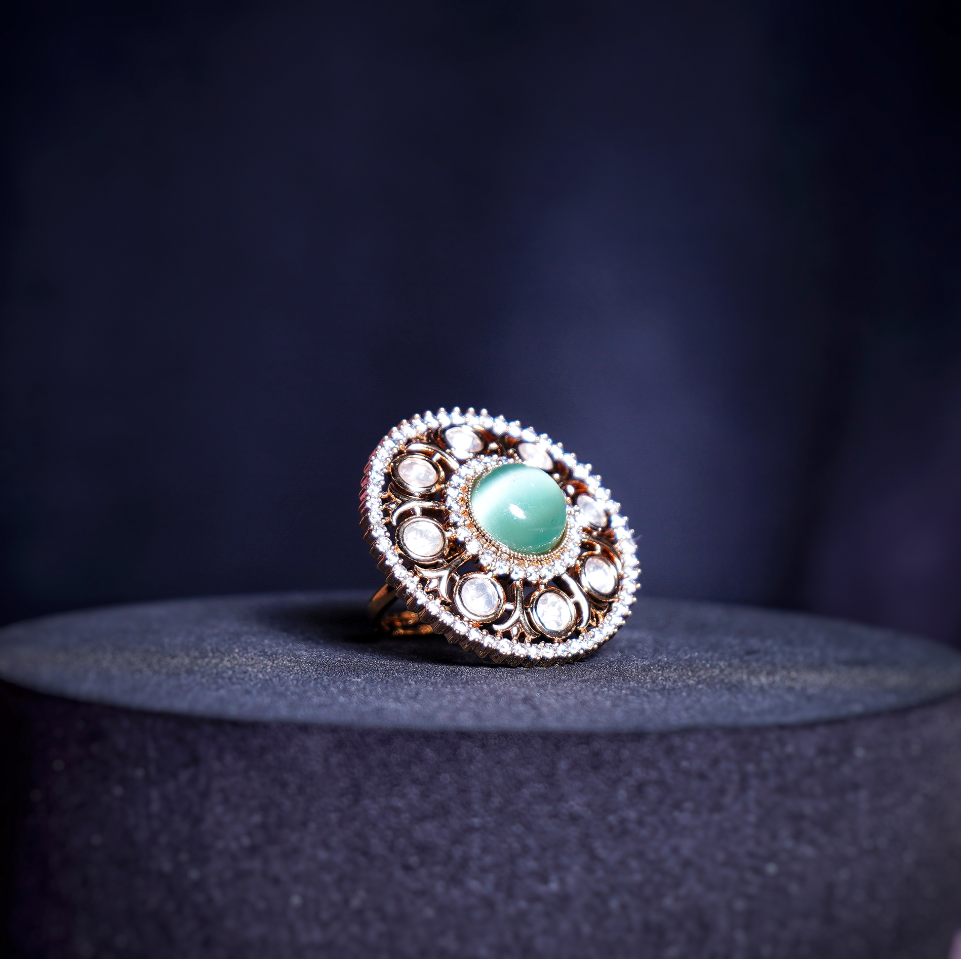 Rosie's Designer Cocktail Rings - Chaandi Rivaaz