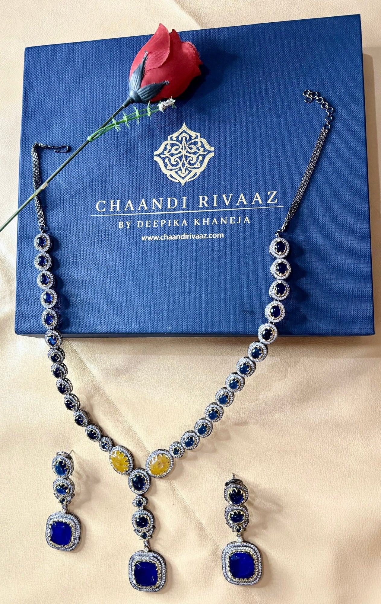 Royal Sabyasachi's Designer Necklace Set - Chaandi Rivaaz