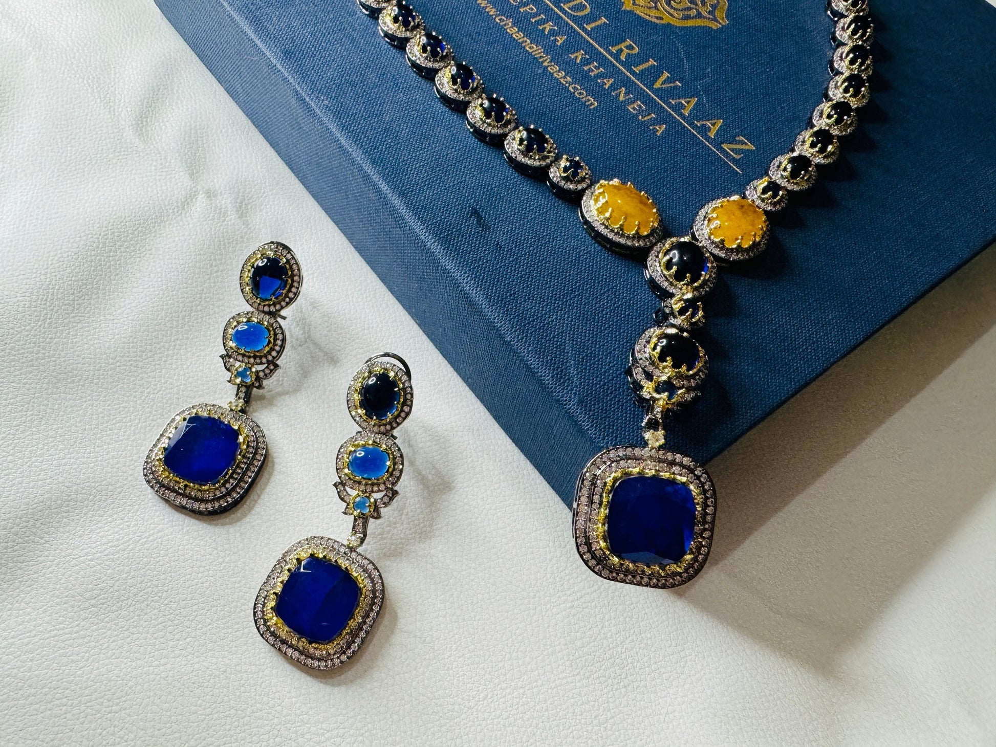 Royal Sabyasachi's Designer Necklace Set - Chaandi Rivaaz