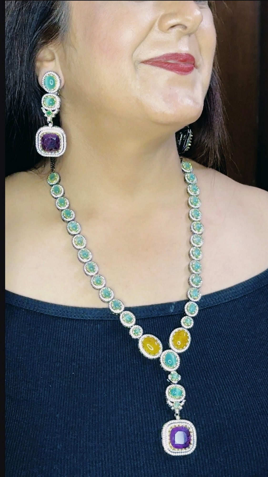 Royal Sabyasachi's Designer Necklace Set - Chaandi Rivaaz