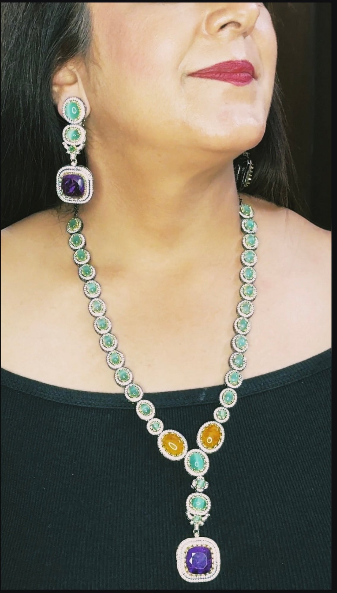Royal Sabyasachi's Designer Necklace Set - Chaandi Rivaaz