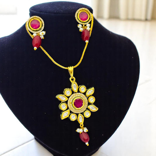 Beautiful Megha's Pendant set