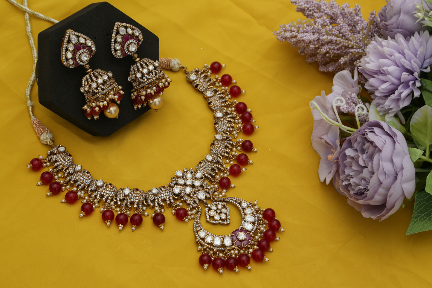 Chaandirivaaz ‘s Signature Elephant Designer Set - Chaandi Rivaaz