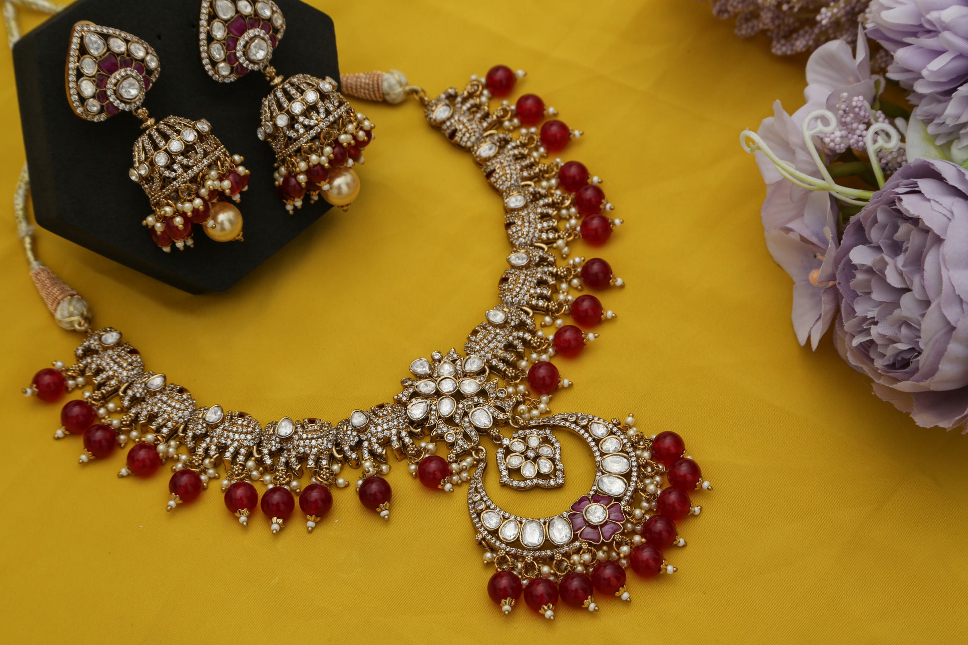 Chaandirivaaz ‘s Signature Elephant Designer Set - Chaandi Rivaaz