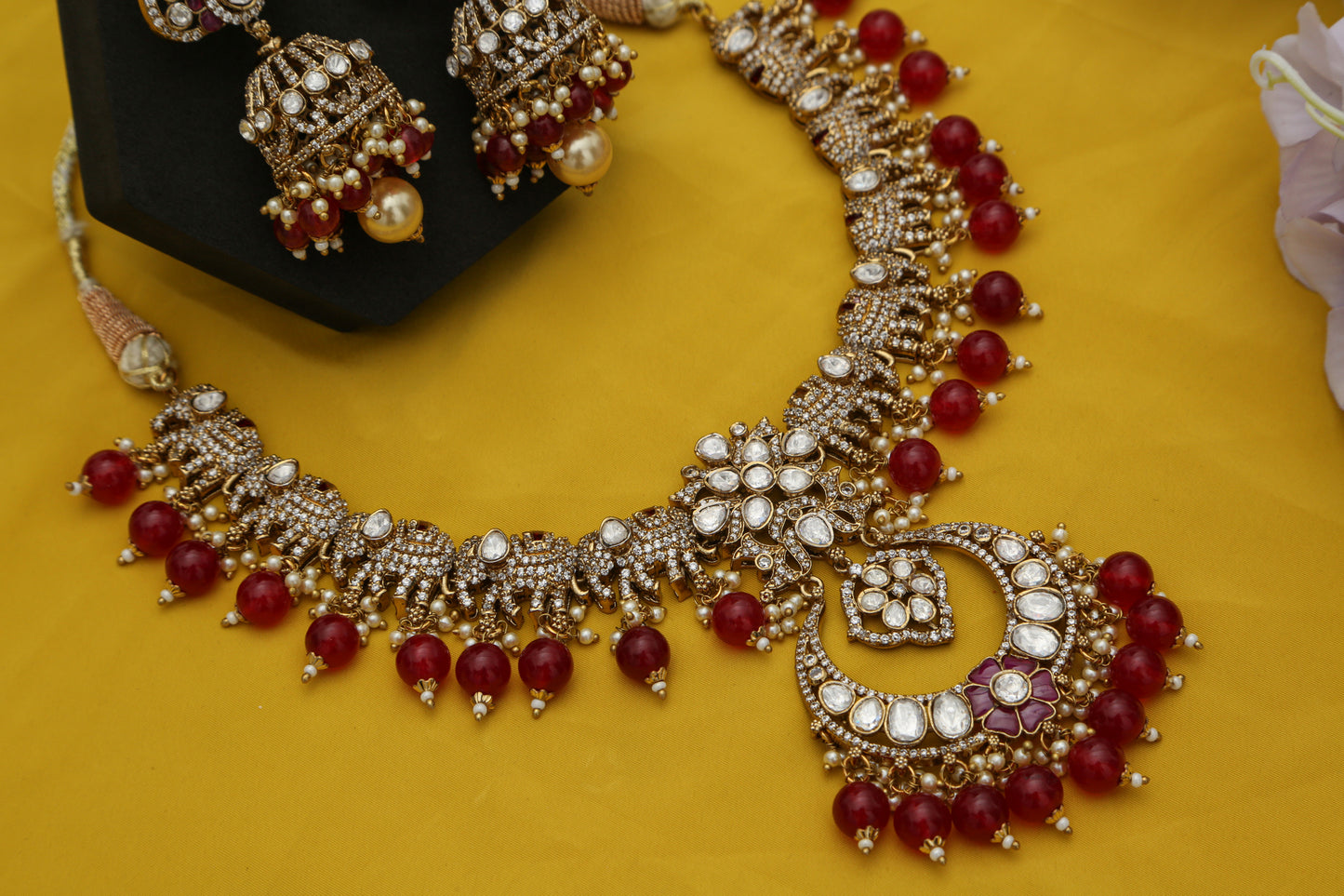Chaandirivaaz ‘s Signature Elephant Designer Set - Chaandi Rivaaz