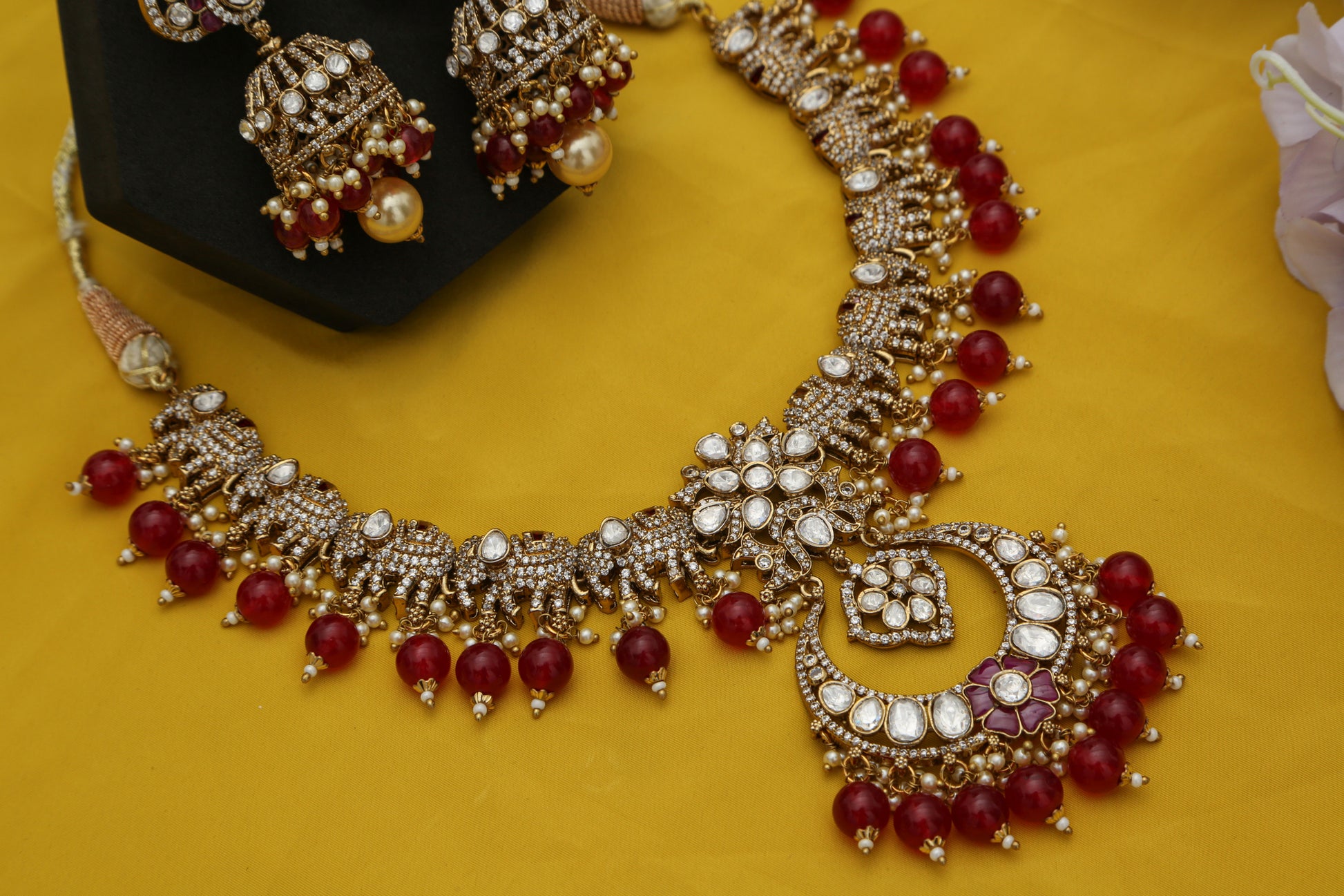 Chaandirivaaz ‘s Signature Elephant Designer Set - Chaandi Rivaaz