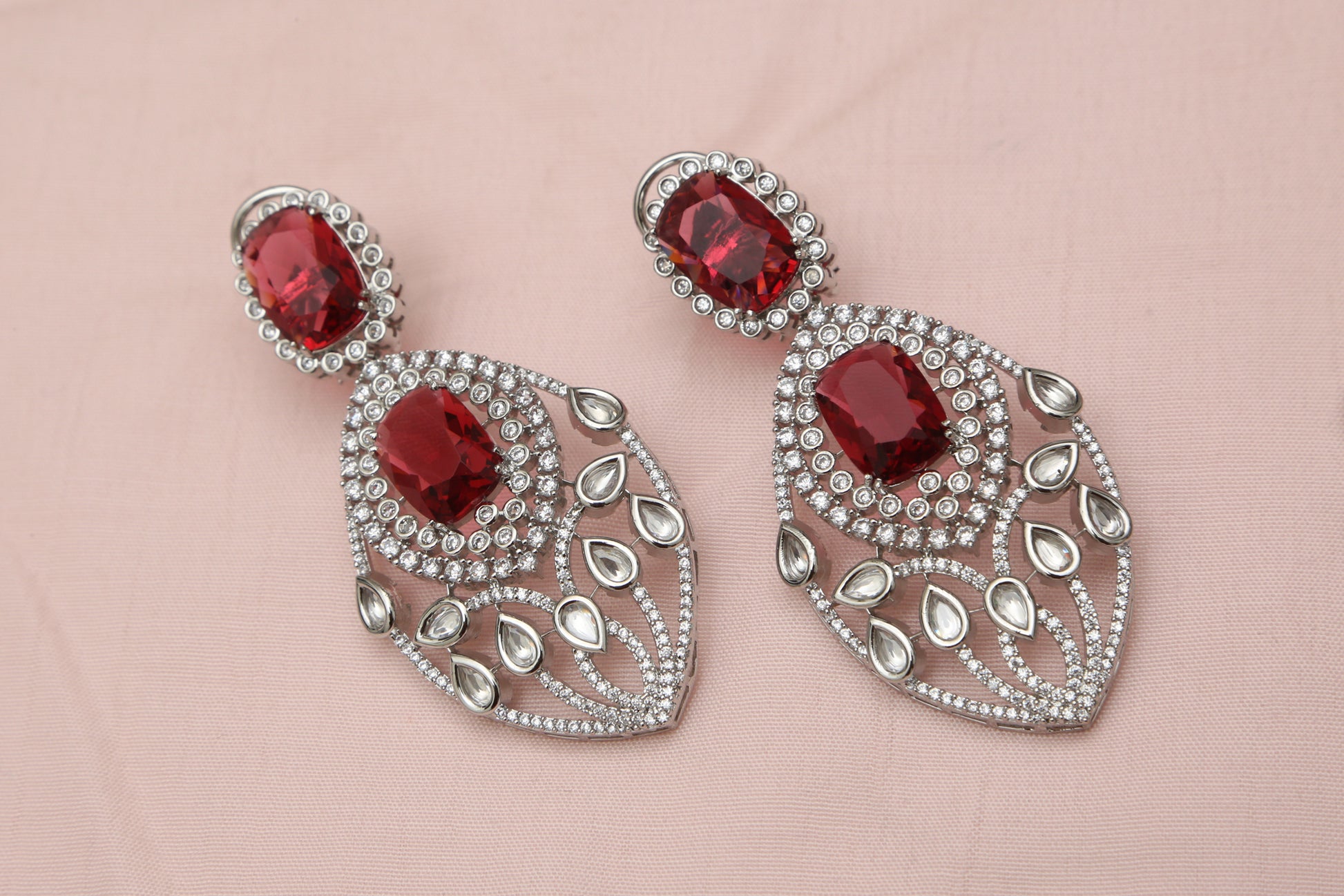 Beautiful Layered Designer Necklace set - Chaandi Rivaaz