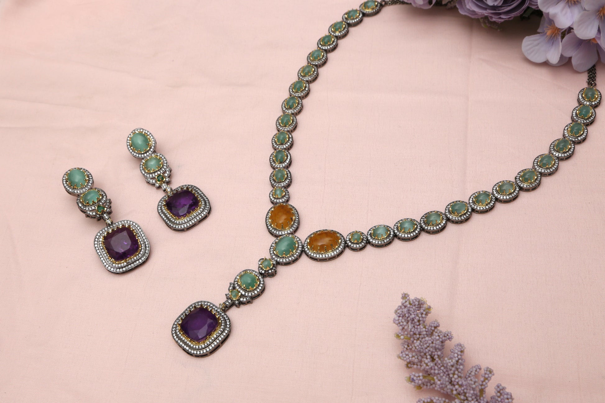 Royal Sabyasachi's Designer Necklace Set - Chaandi Rivaaz