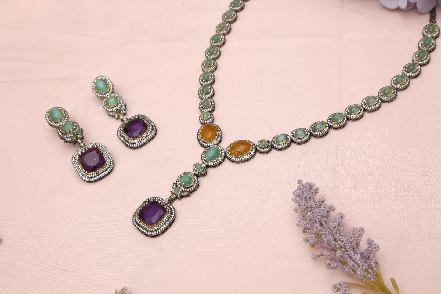 Royal Sabyasachi's Designer Necklace Set - Chaandi Rivaaz