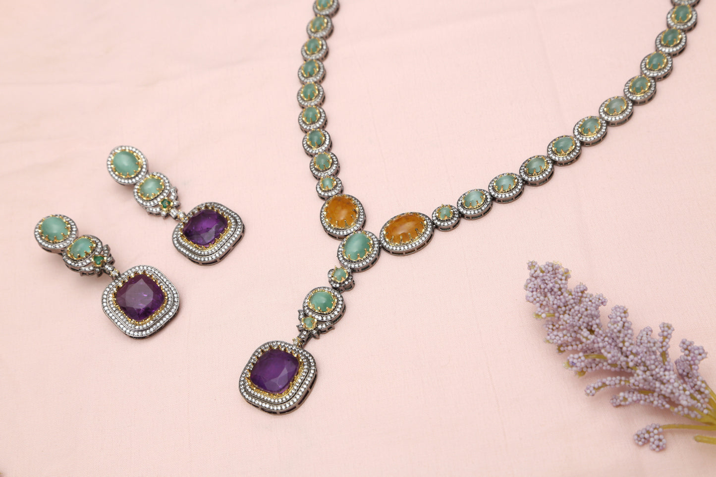 Royal Sabyasachi's Designer Necklace Set - Chaandi Rivaaz