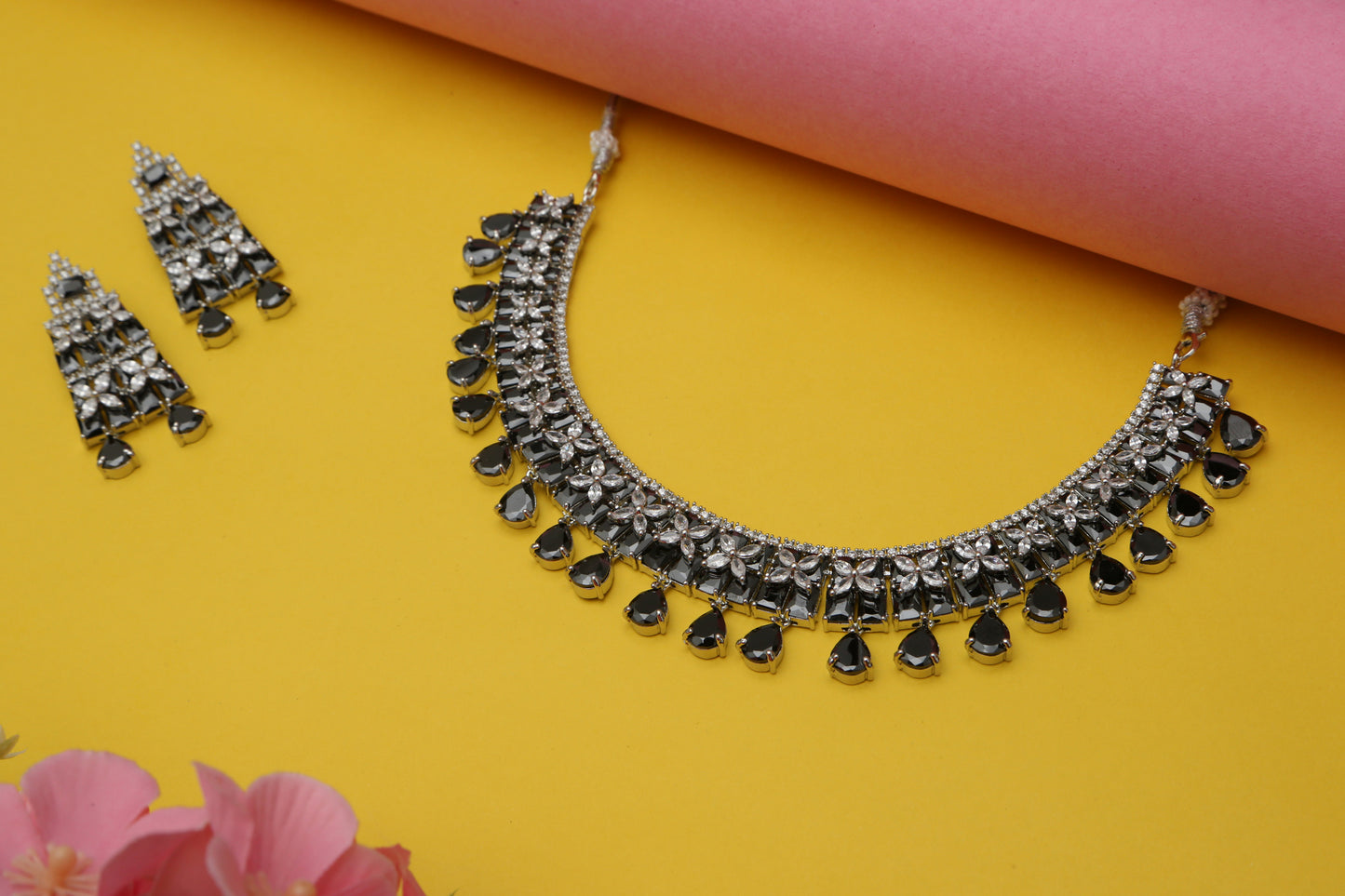 Radhika's Designer Necklace set - Chaandi Rivaaz