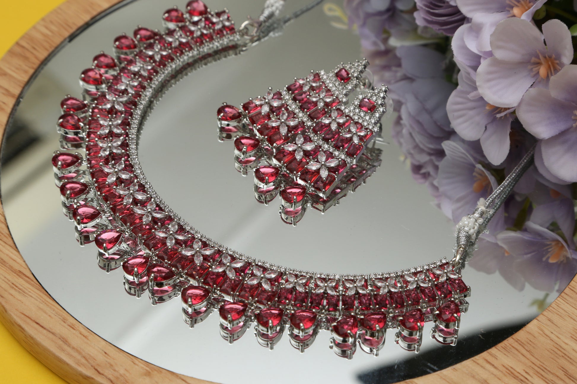 Radhika's Designer Necklace set - Chaandi Rivaaz
