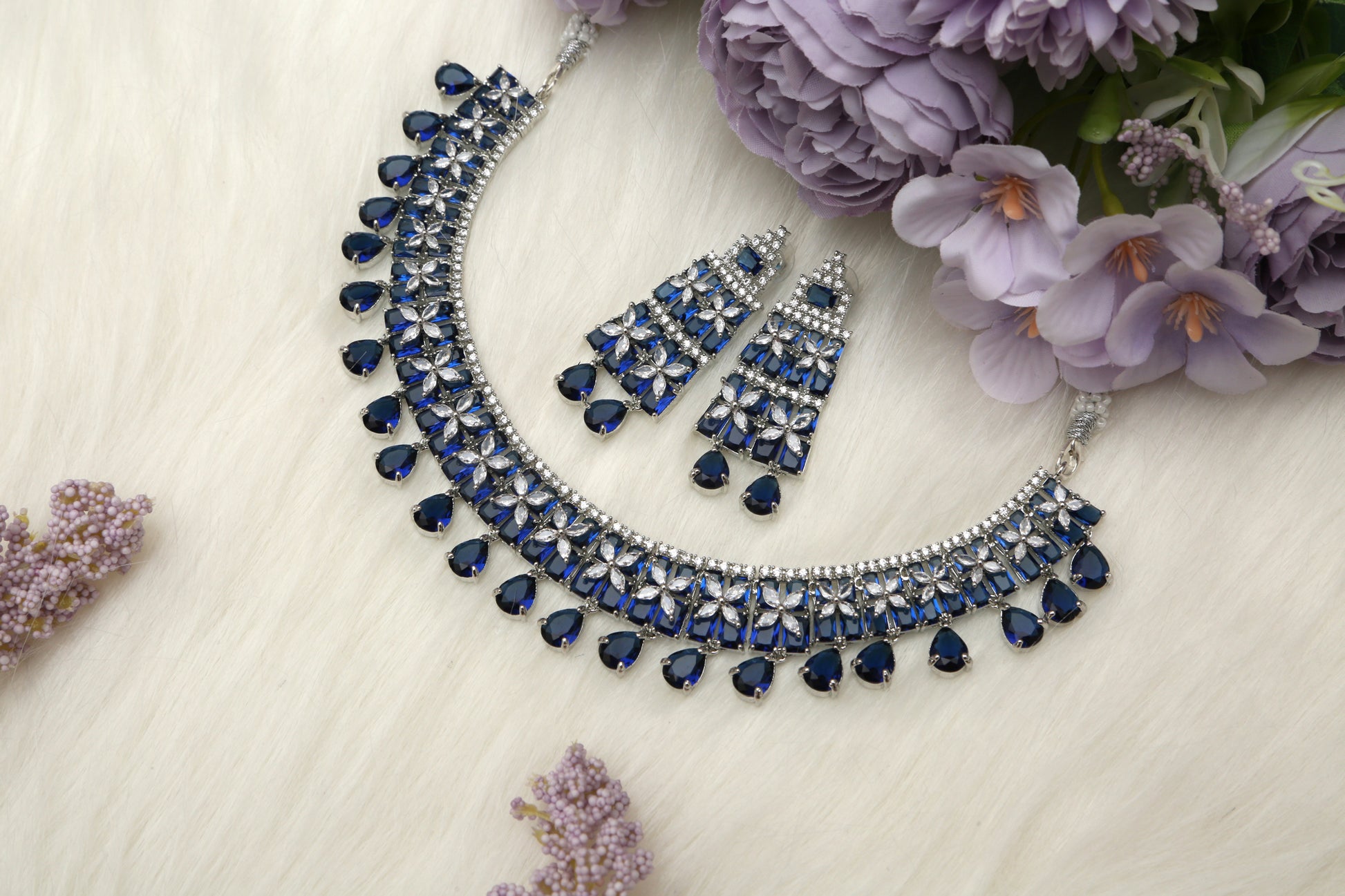 Radhika's Designer Necklace set - Chaandi Rivaaz