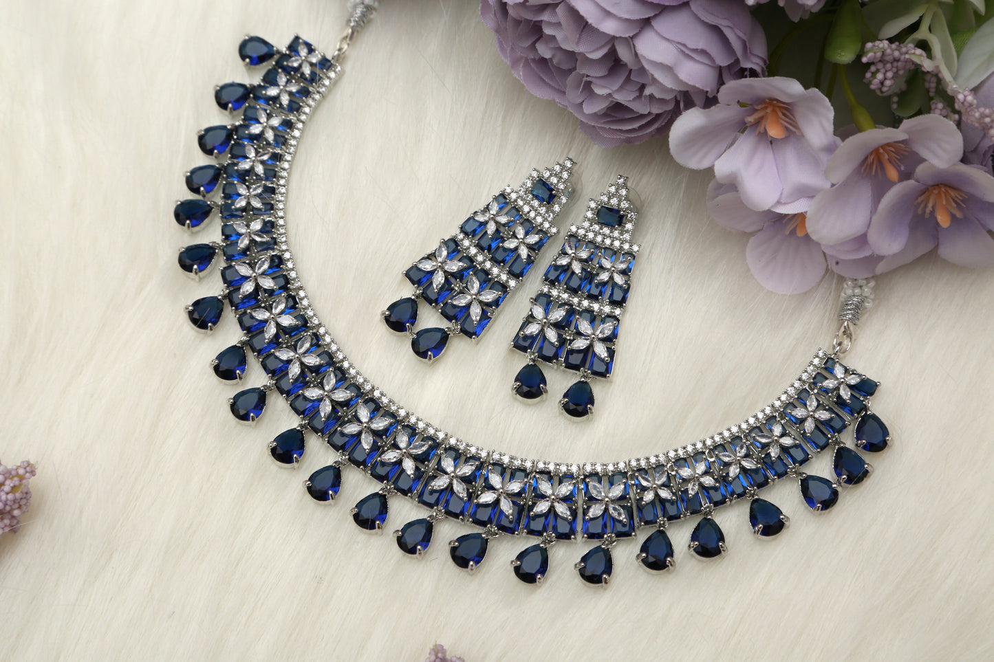 Radhika's Designer Necklace set - Chaandi Rivaaz