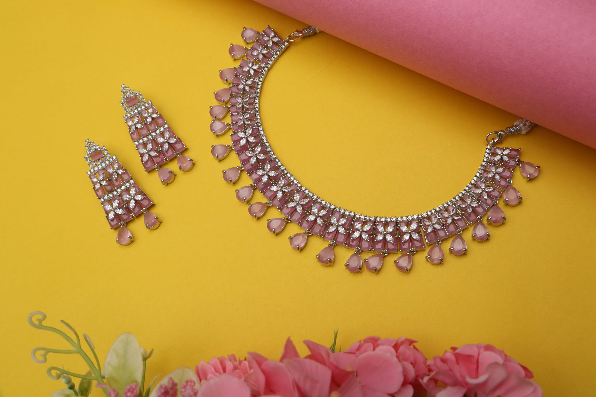 Radhika's Designer Necklace set - Chaandi Rivaaz