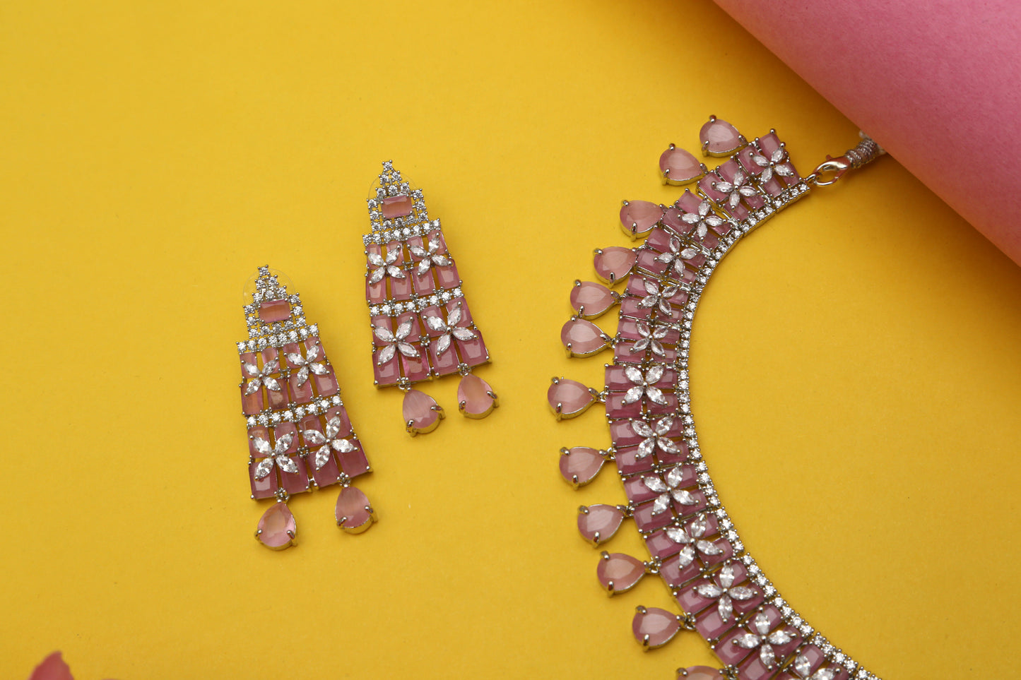 Radhika's Designer Necklace set - Chaandi Rivaaz