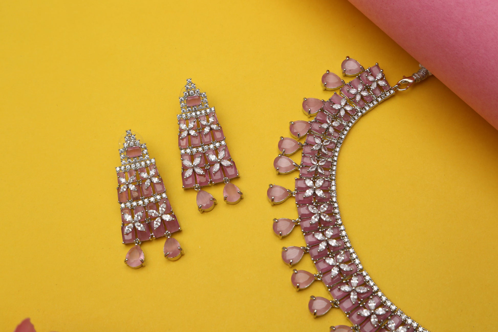 Radhika's Designer Necklace set - Chaandi Rivaaz