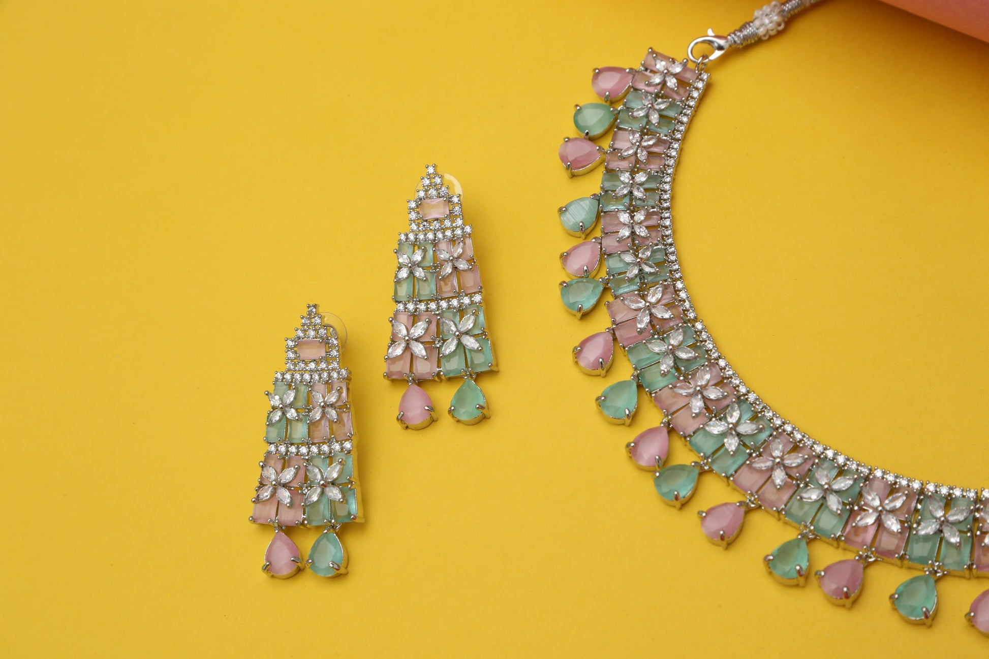 Radhika's Designer Necklace set - Chaandi Rivaaz