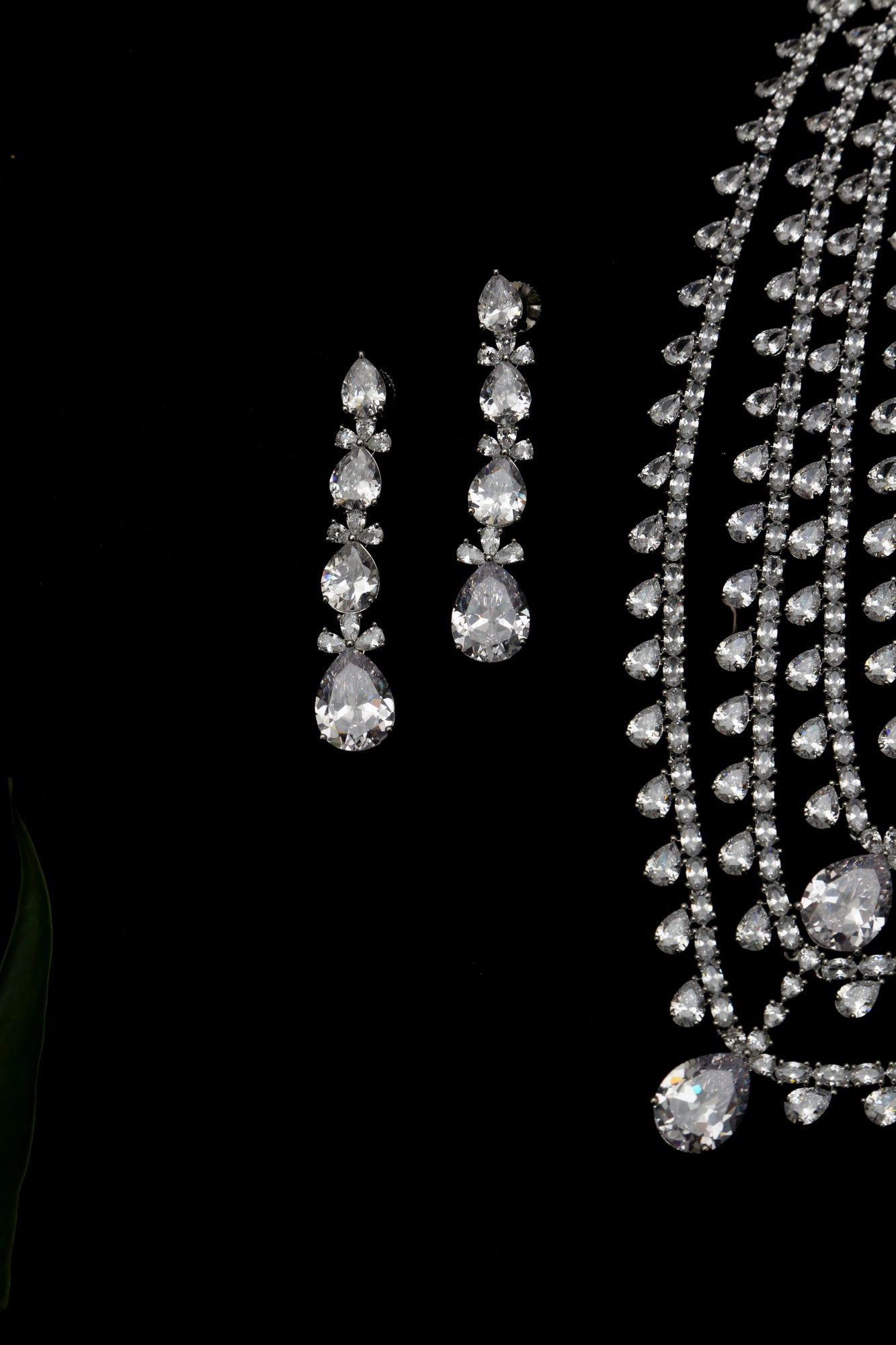 Beautiful Five Layered Designer Necklace set - Chaandi Rivaaz