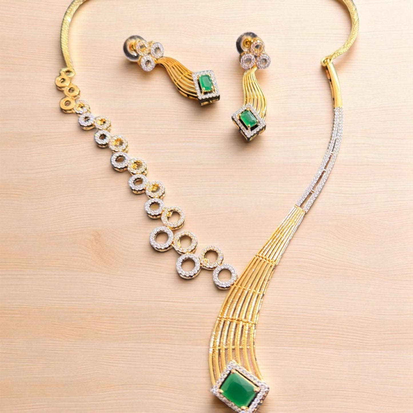 V Designer Necklace set