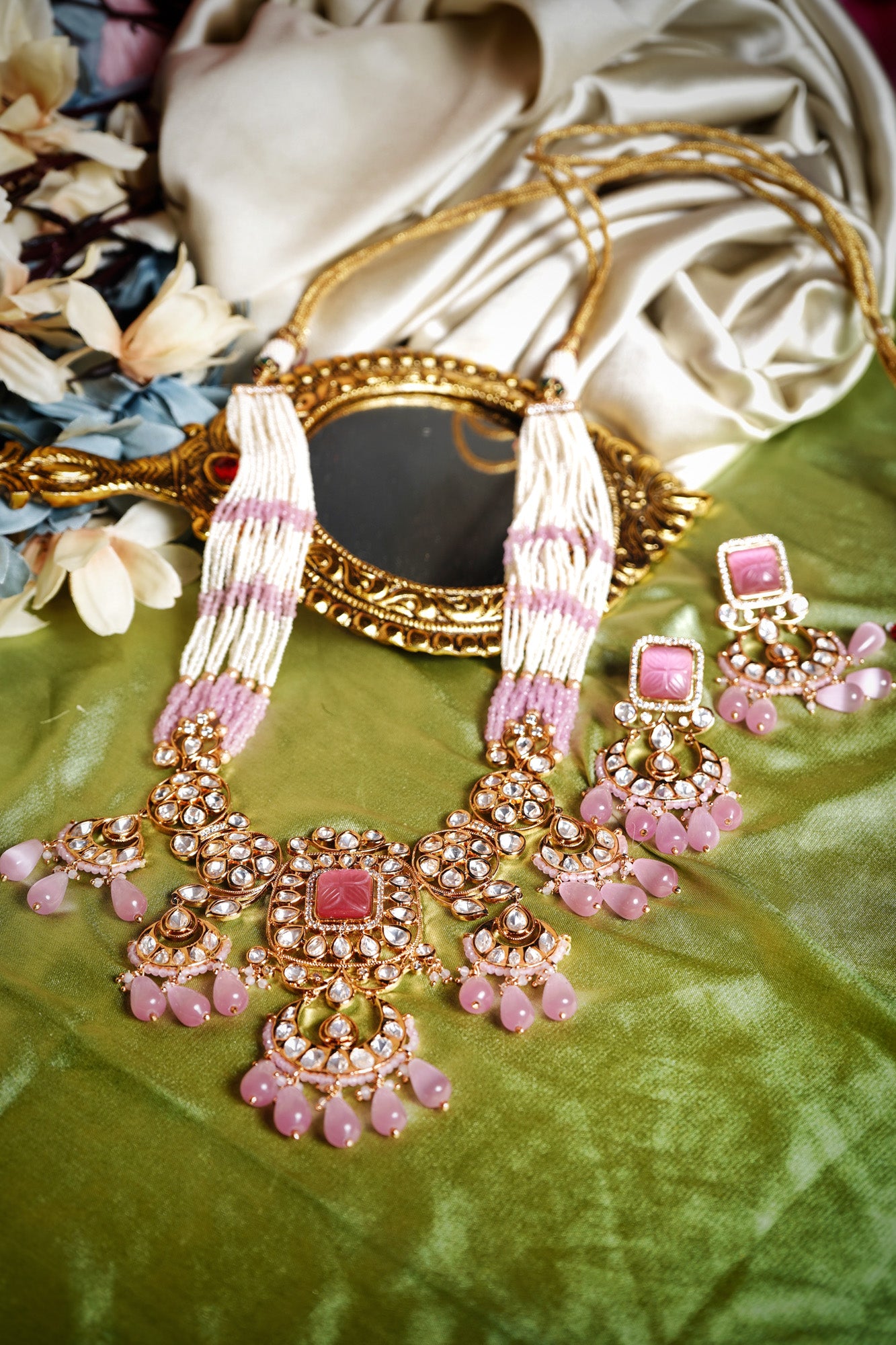 Taniya Polki Designer Set - Chaandi Rivaaz