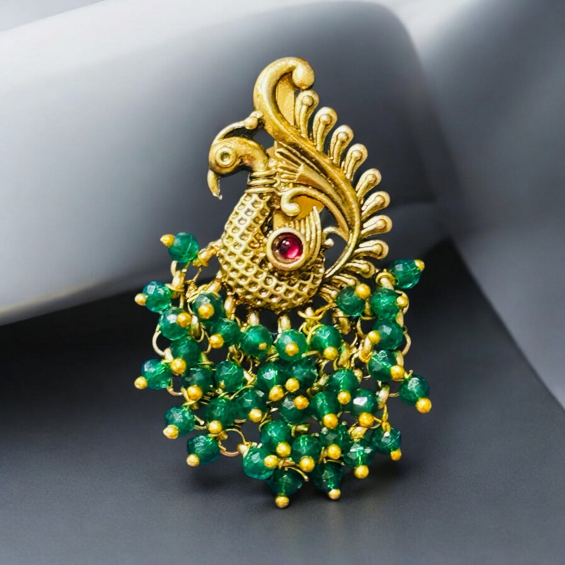 Beautiful Peacock Earrings - Chaandi Rivaaz