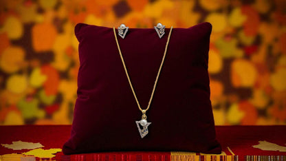 Elegant Diamond Pendant set