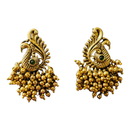 Beautiful Peacock Earrings - Chaandi Rivaaz