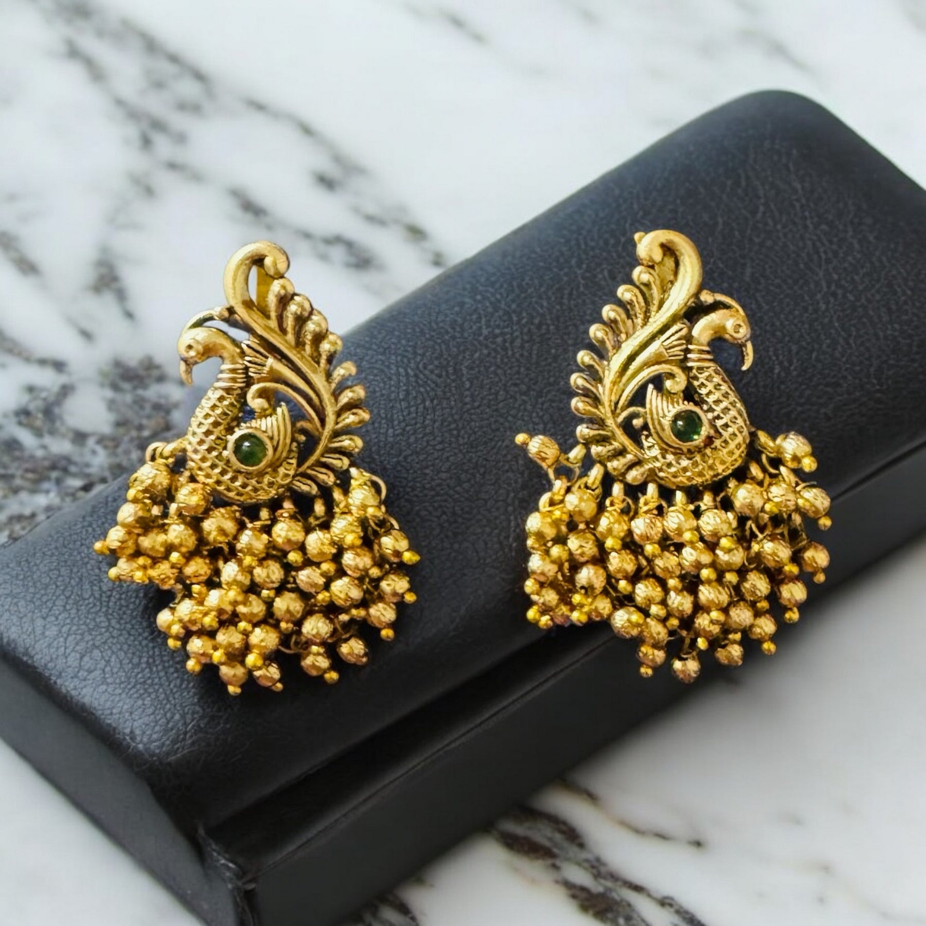 Beautiful Peacock Earrings - Chaandi Rivaaz