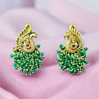 Beautiful Peacock Earrings - Chaandi Rivaaz