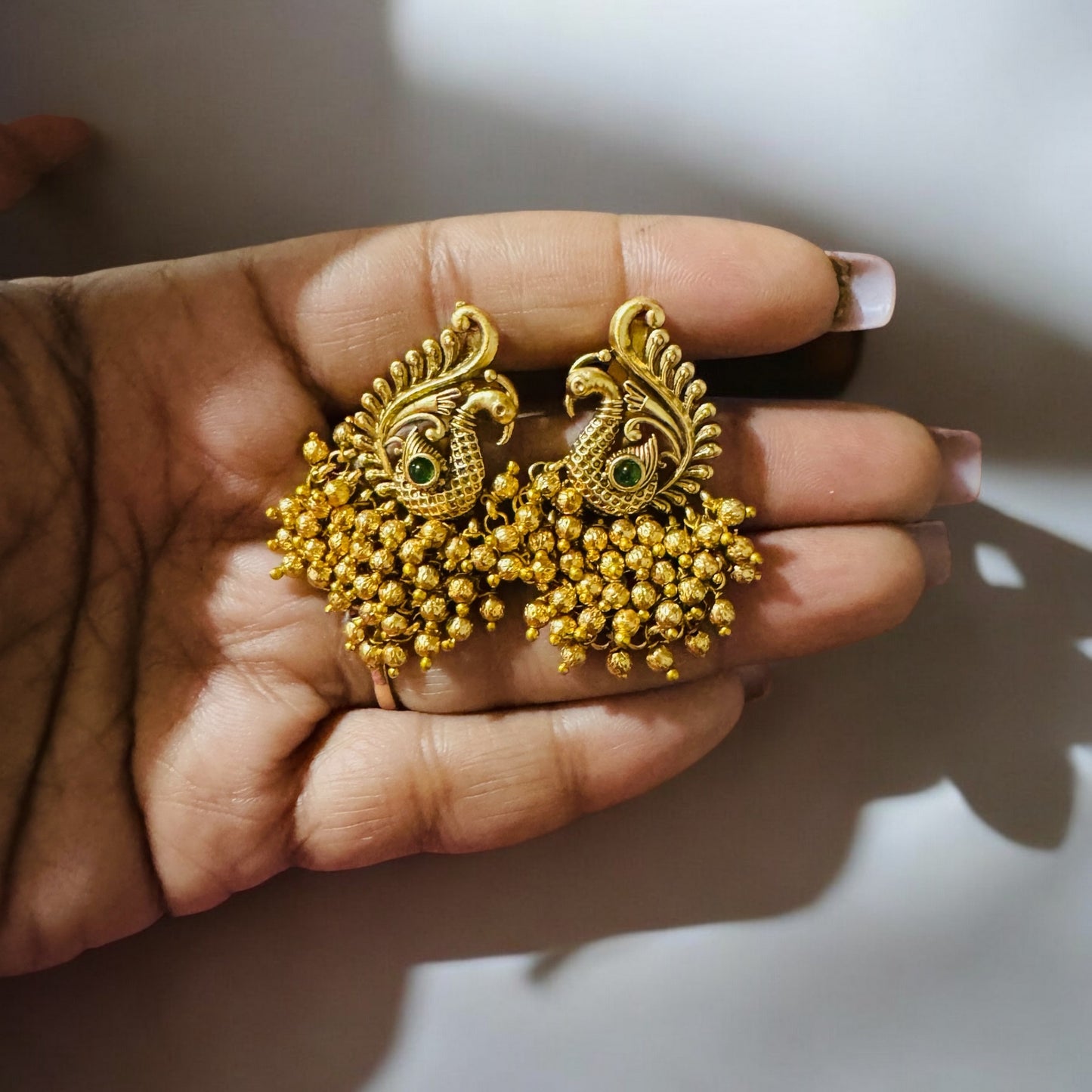 Beautiful Peacock Earrings - Chaandi Rivaaz