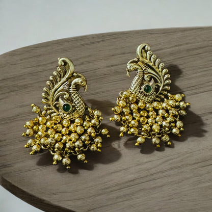 Beautiful Peacock Earrings - Chaandi Rivaaz