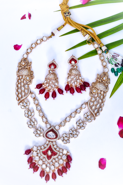 Beautiful Saniya Polki Necklace set