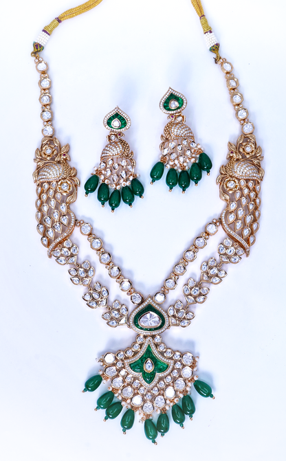 Beautiful Saniya Polki Necklace set