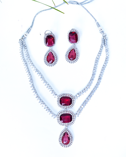 Elena's Diamond Necklace set