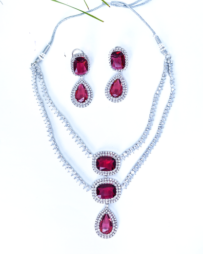 Elena's Diamond Necklace set