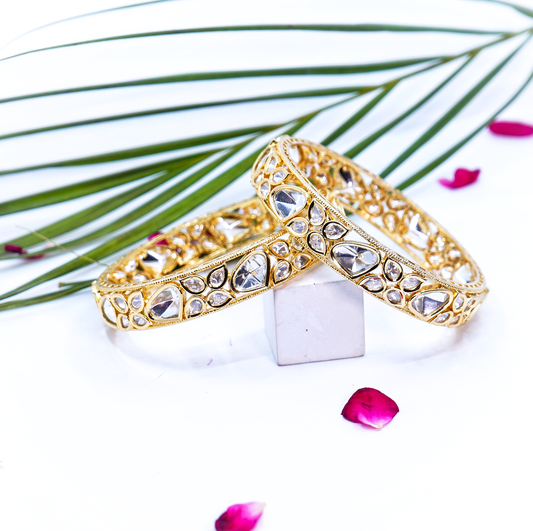 Royal Polki Bangles - Chaandi Rivaaz