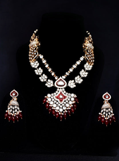 Beautiful Saniya Polki Necklace set