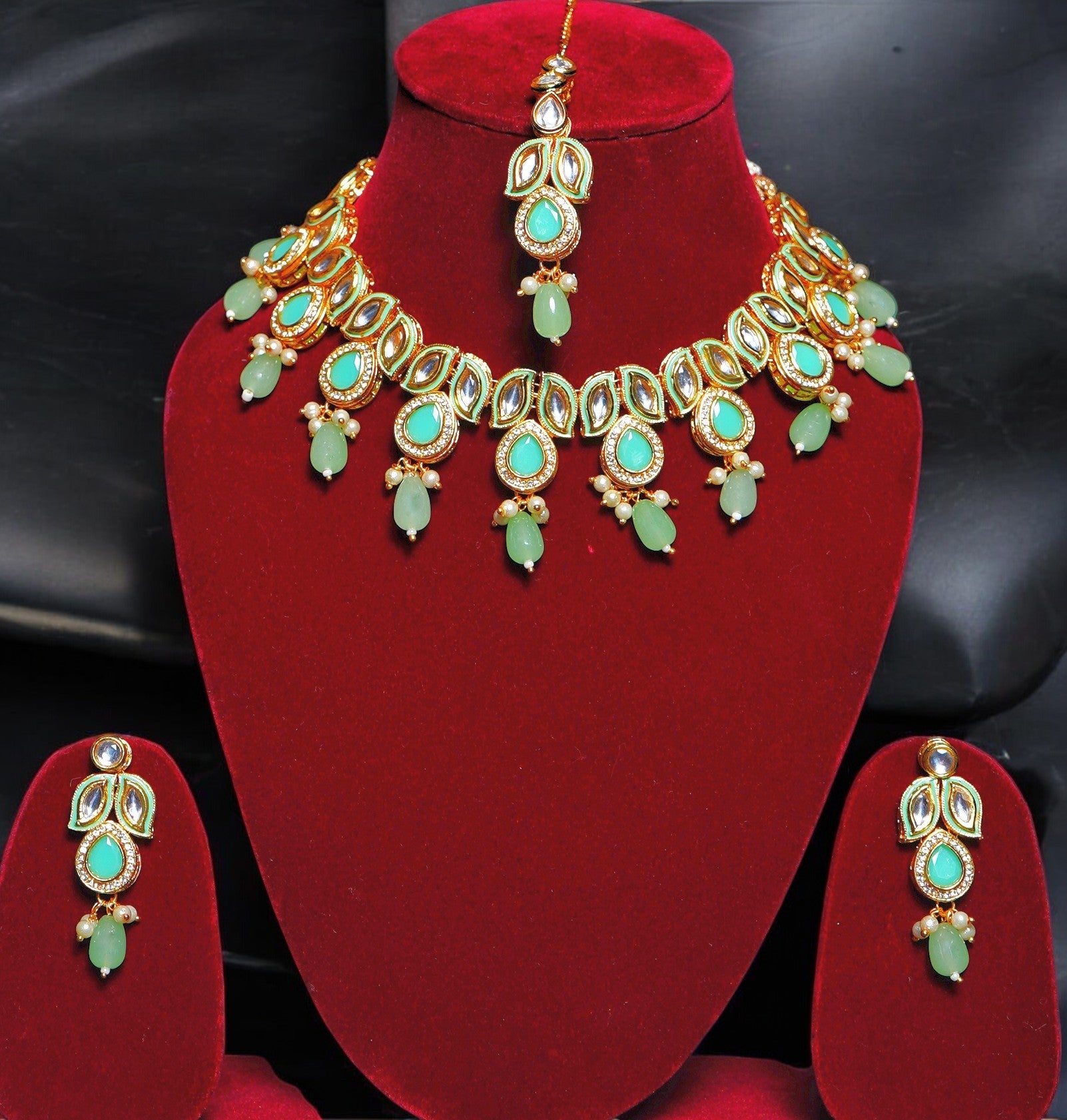 Sheena leaf Designer Set - Chaandi Rivaaz