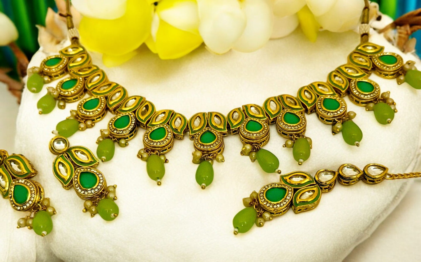 Sheena leaf Designer Set - Chaandi Rivaaz