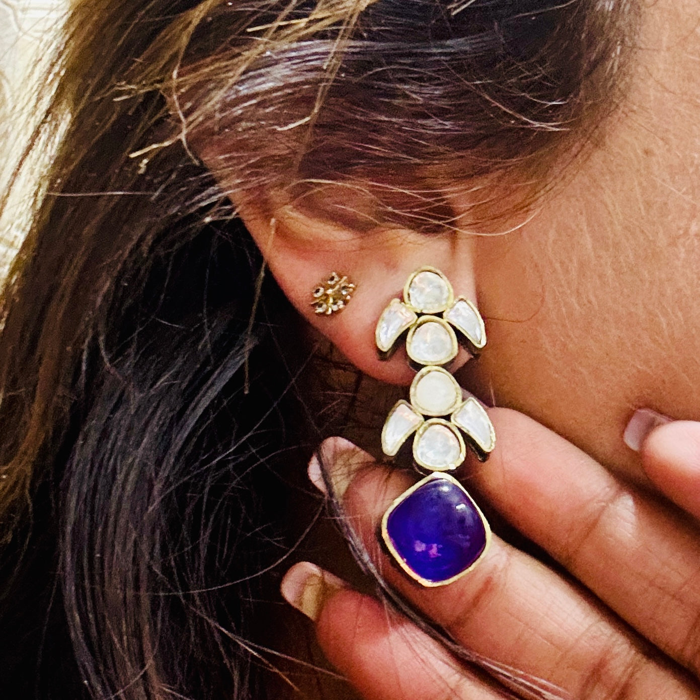 Nisha's Designer Earrings - Chaandi Rivaaz