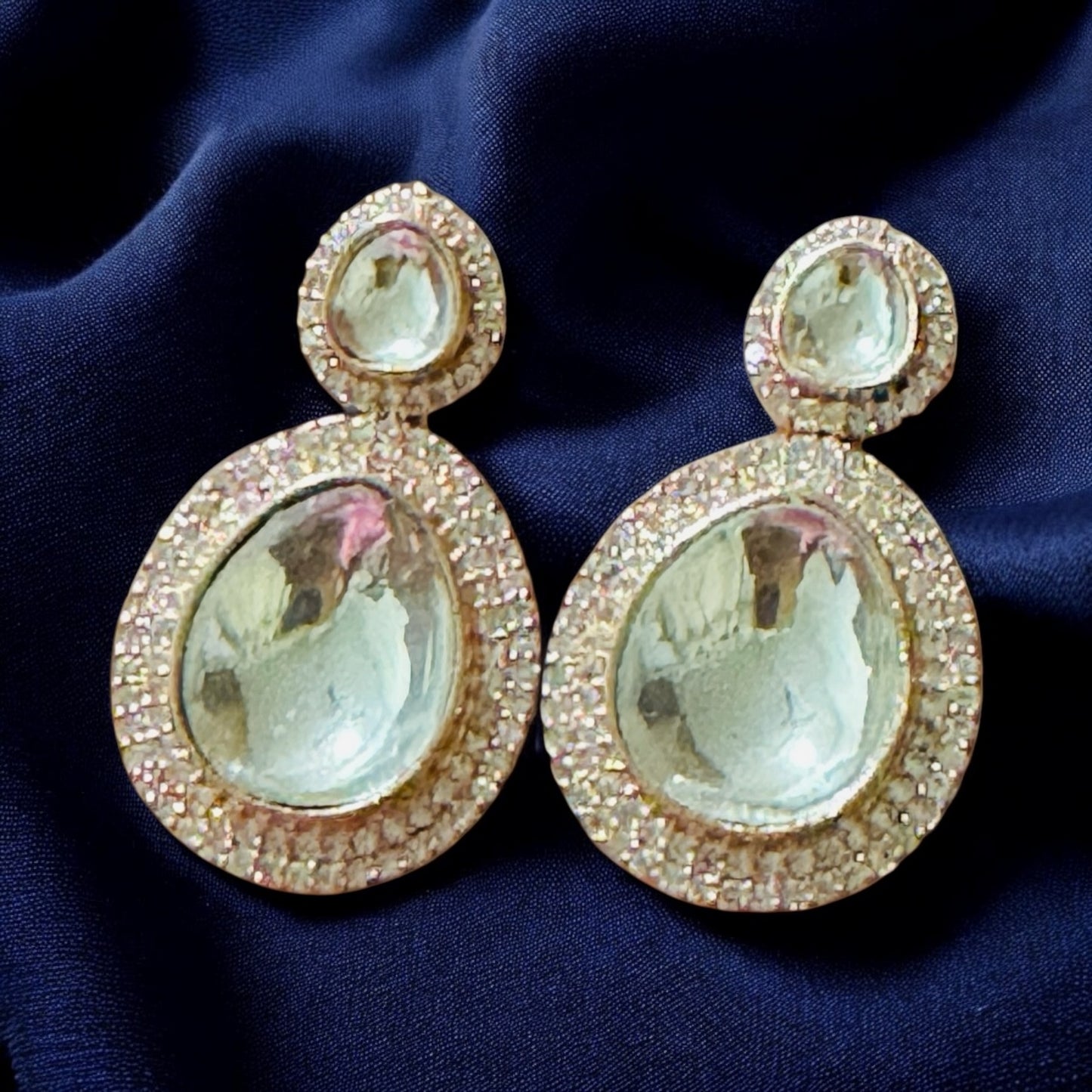 Elegant Designer Kundan Earrings