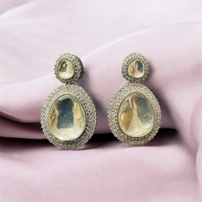 Elegant Designer Kundan Earrings